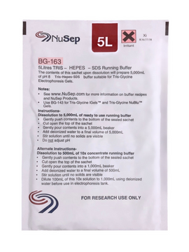 Gel Running Buffer 5L Sachet