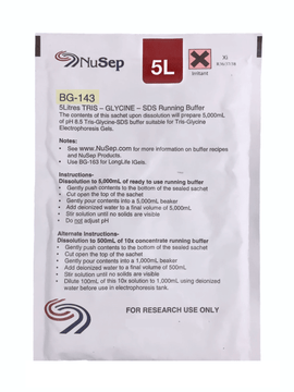 Gel Running Buffer 5L Sachet